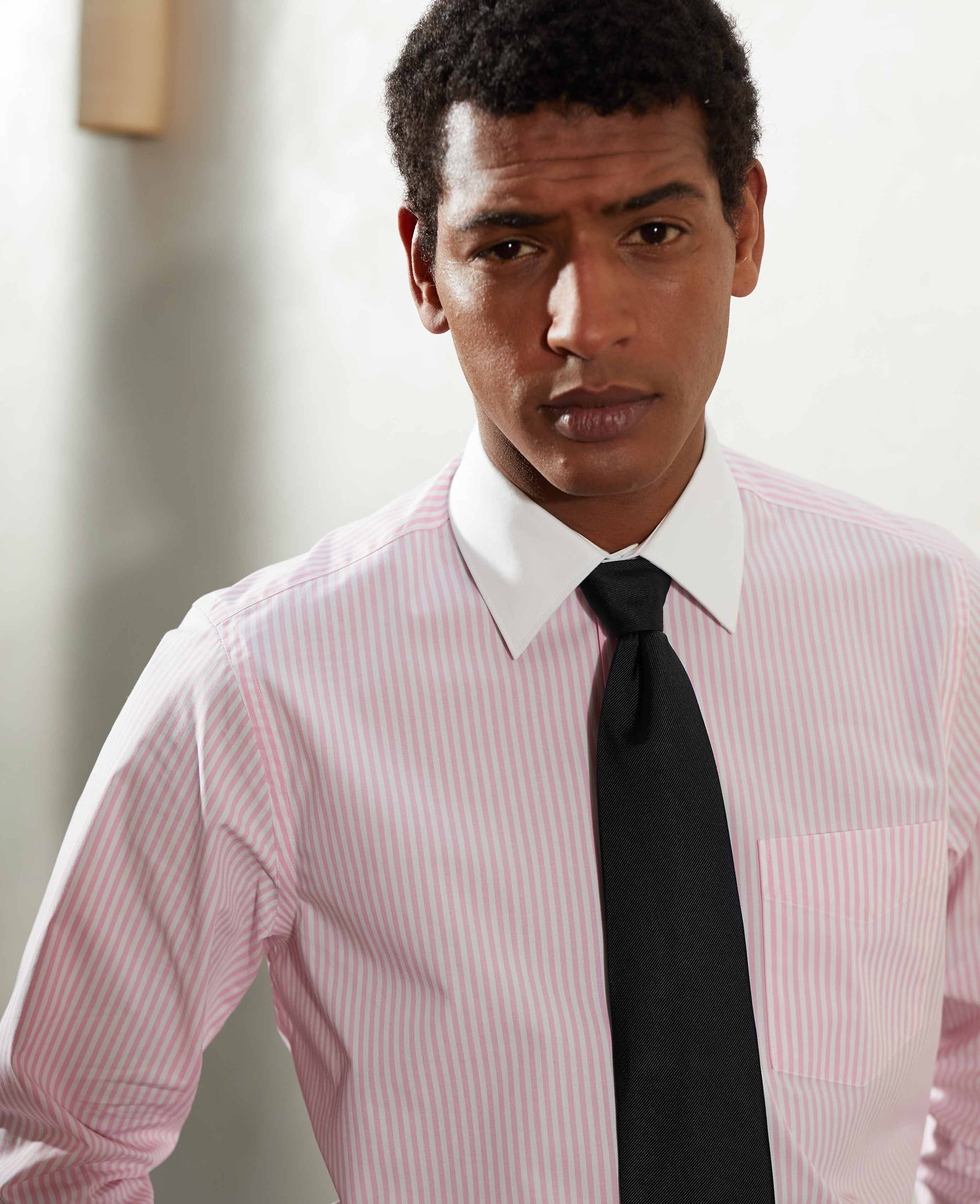 Black Fine Twill Silk Tie - Image 3