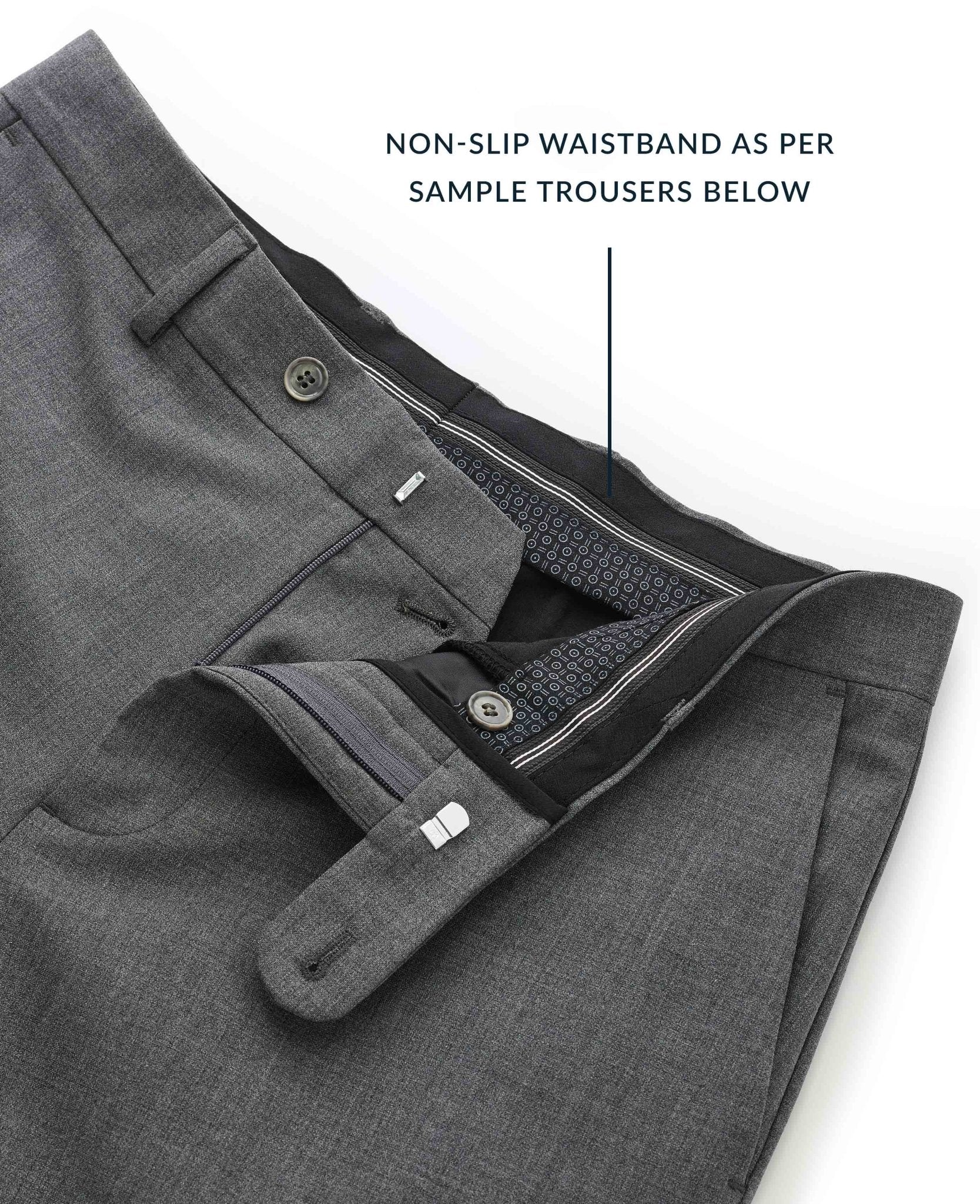 Black Wool-Blend Tailored Suit - Image 13