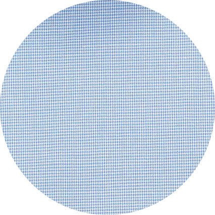 Blue Cotton Micro Check Slim Fit Winchester Formal Shirt - Double Cuff - Image 7