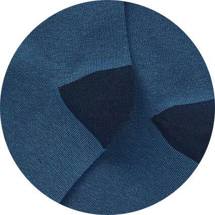 Blue Cotton Mix Three Pack Socks - Image 3