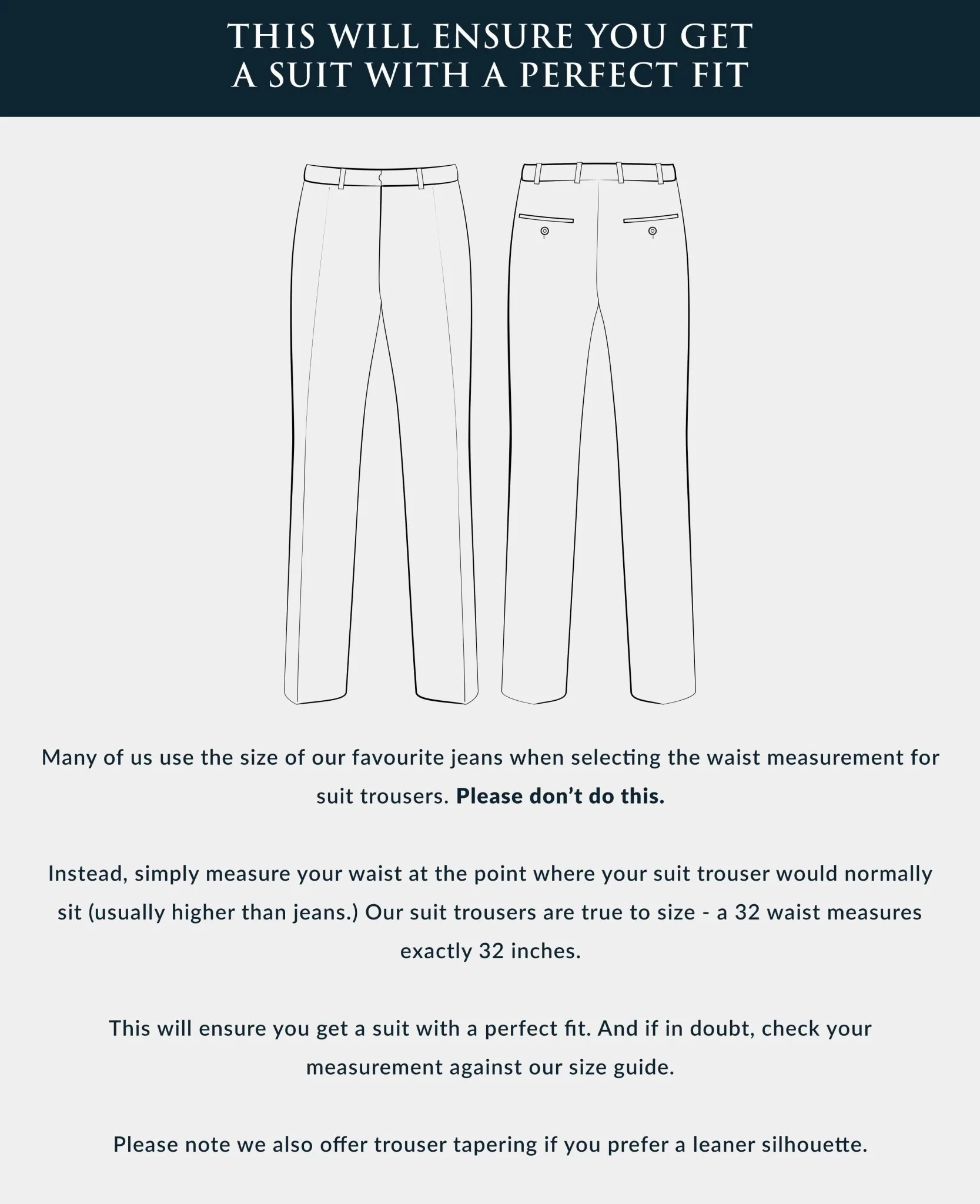 Dark Blue Wool-Blend Tailored Suit - Image 4