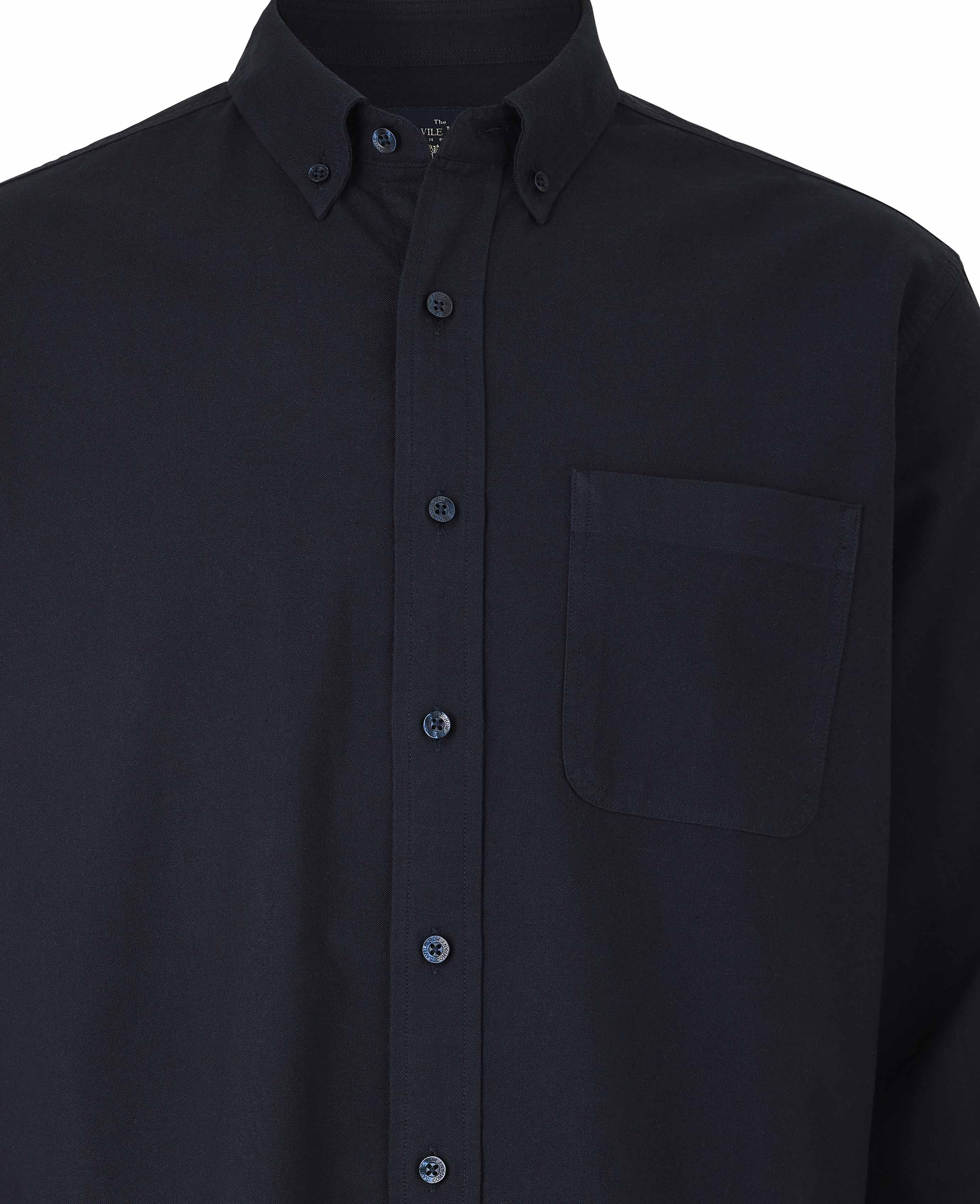 Dark Navy Classic Fit Oxford Shirt - Image 4
