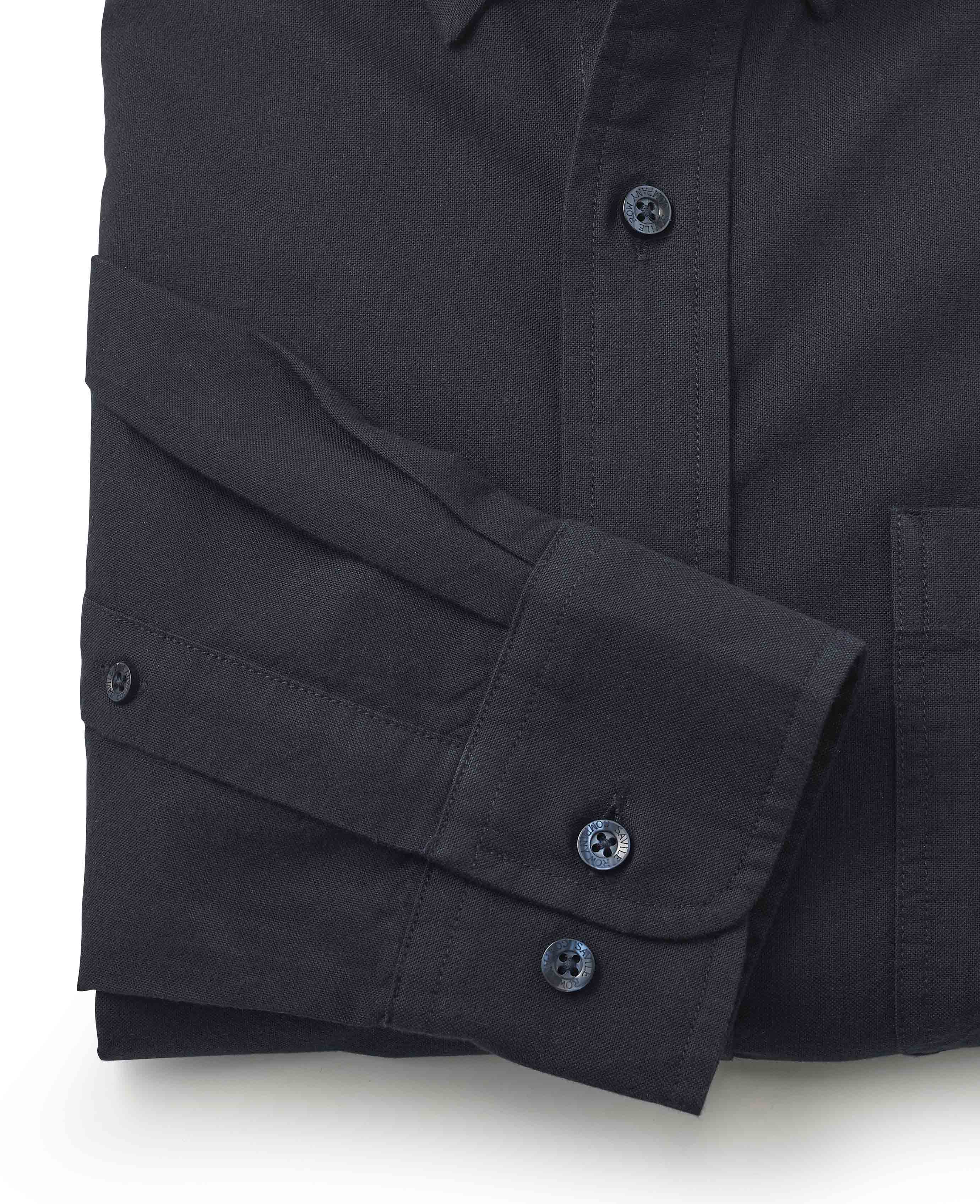 Dark Navy Classic Fit Oxford Shirt - Image 5