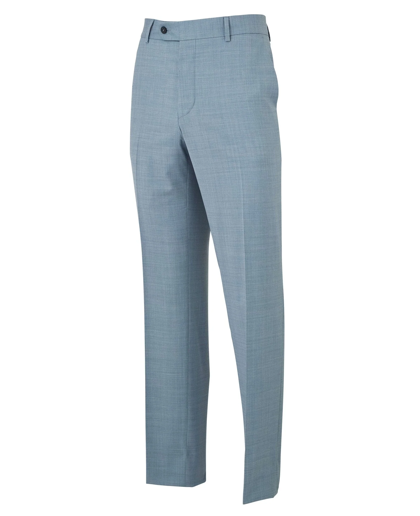 Light Blue Wool-Blend Tailored Suit - Image 7