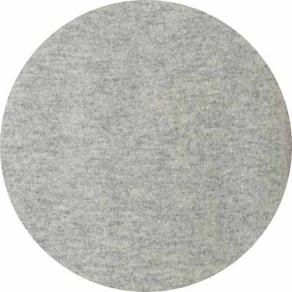 Light Grey Merino Wool Cashmere Crew Neck Jumper - Image 7