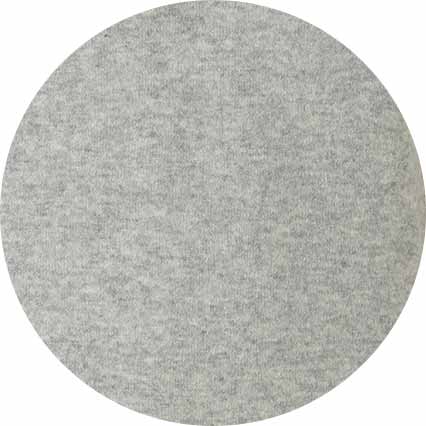 Light Grey Merino Wool Cashmere Zip Neck Long Sleeve Polo Shirt - Image 5