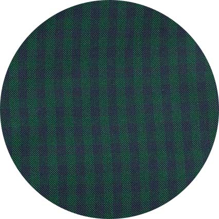 Navy Green Classic Fit Button-Down Gingham Shirt - Image 7