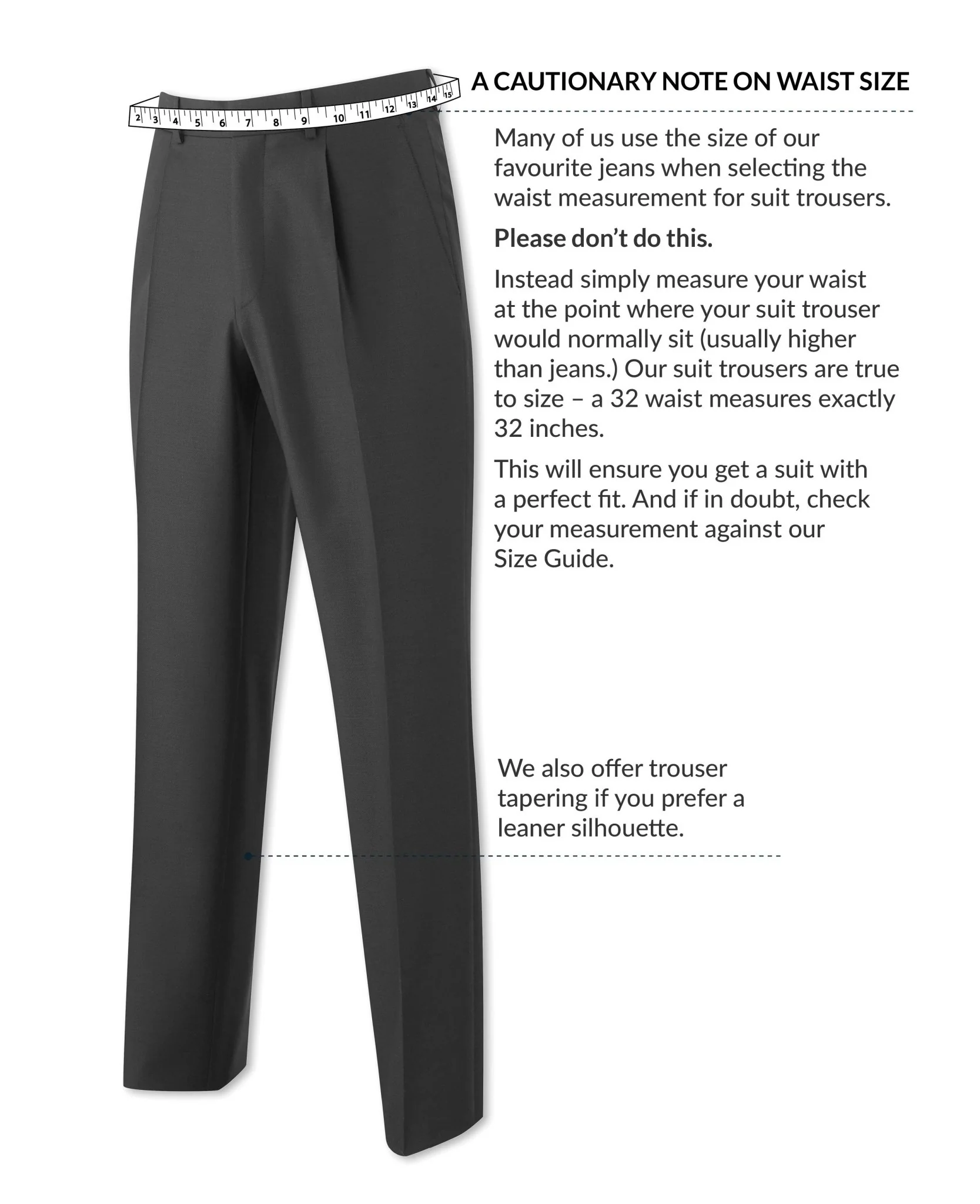 Navy Stripe Tailored Suit Trousers - Image 3