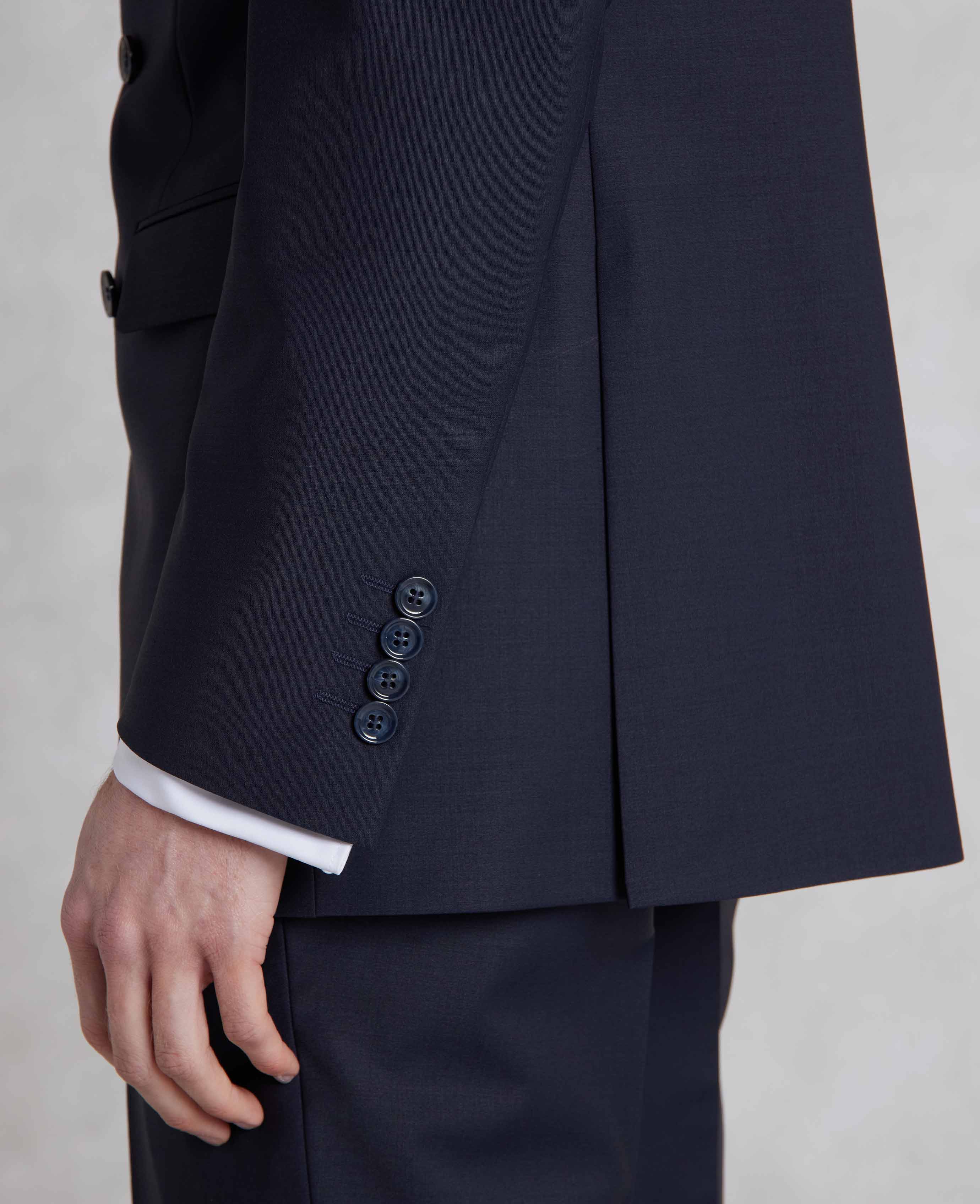Navy Wool-Blend Double-Breasted Suit - Image 9