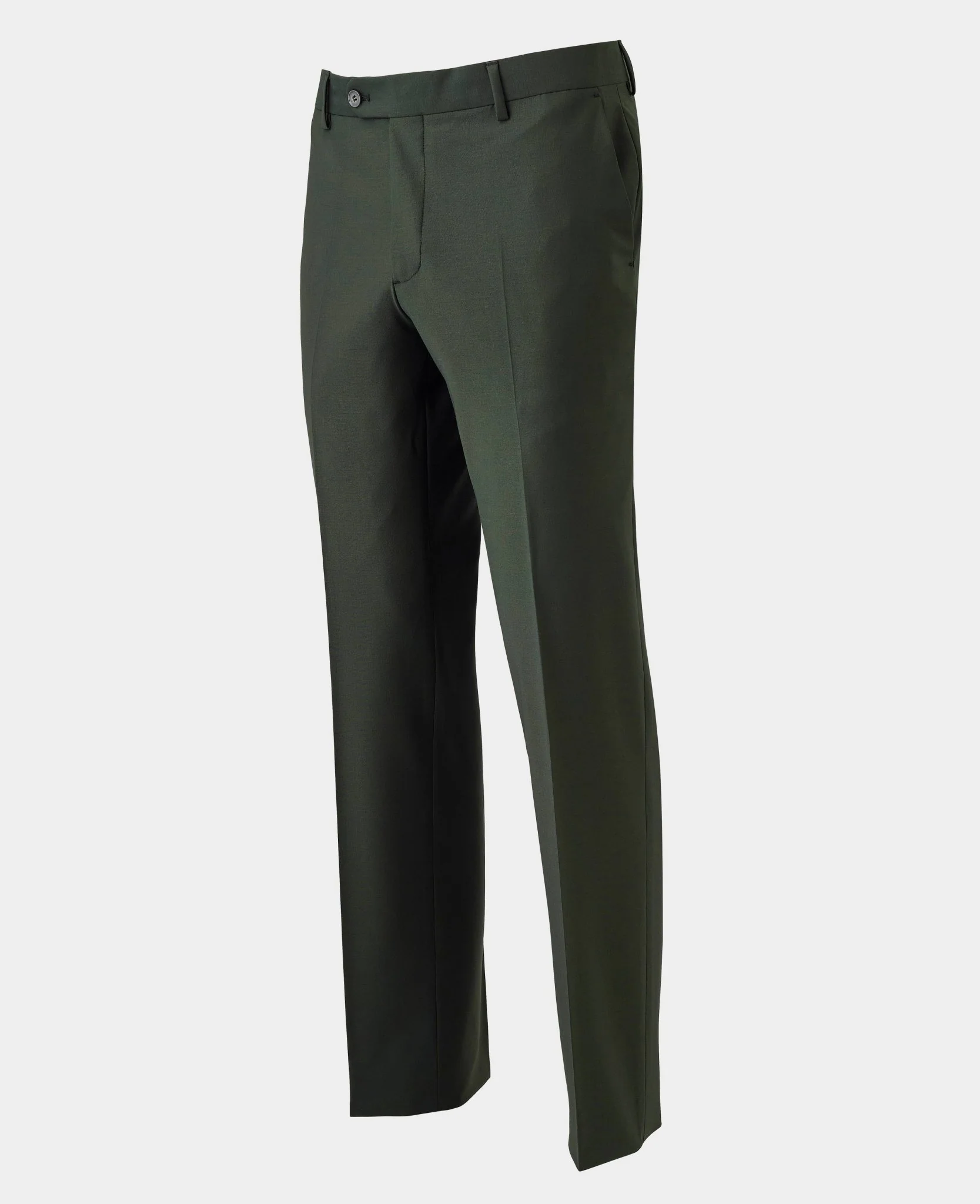 Olive Green Wool-Blend Suit - Image 10