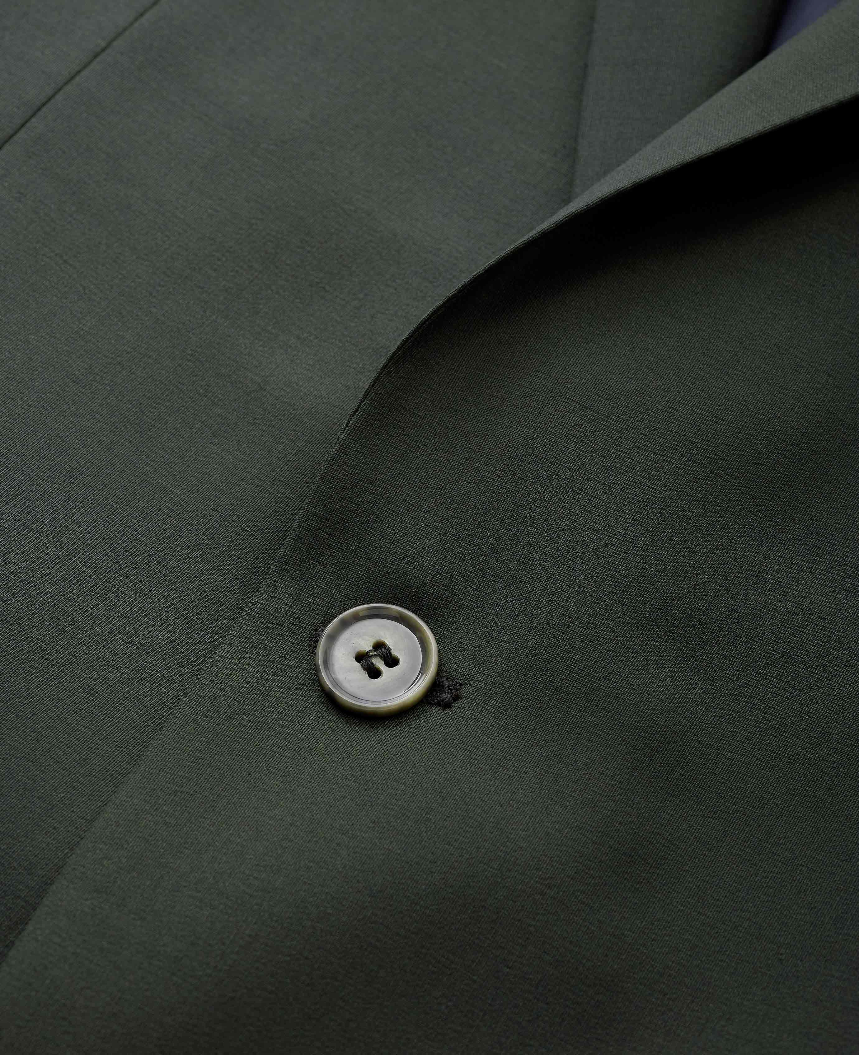 Olive Green Wool-Blend Suit - Image 8