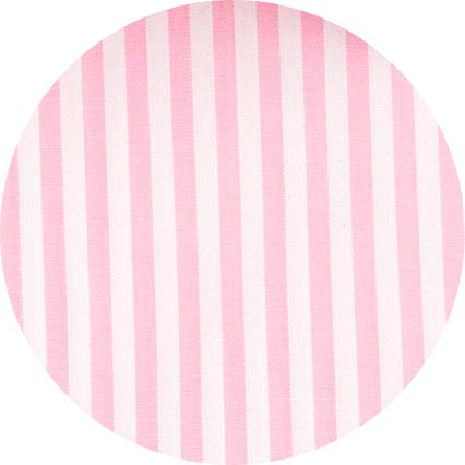 Pink Stripe Classic Fit Contrast Collar Formal Shirt With White Collar & Double Cuffs - Image 6