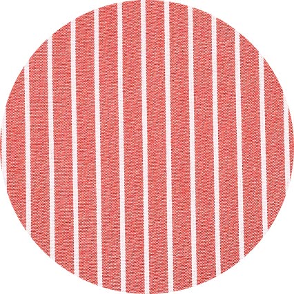 Red White Poplin Stripe Classic Fit Formal Shirt - Double Cuff - Image 10