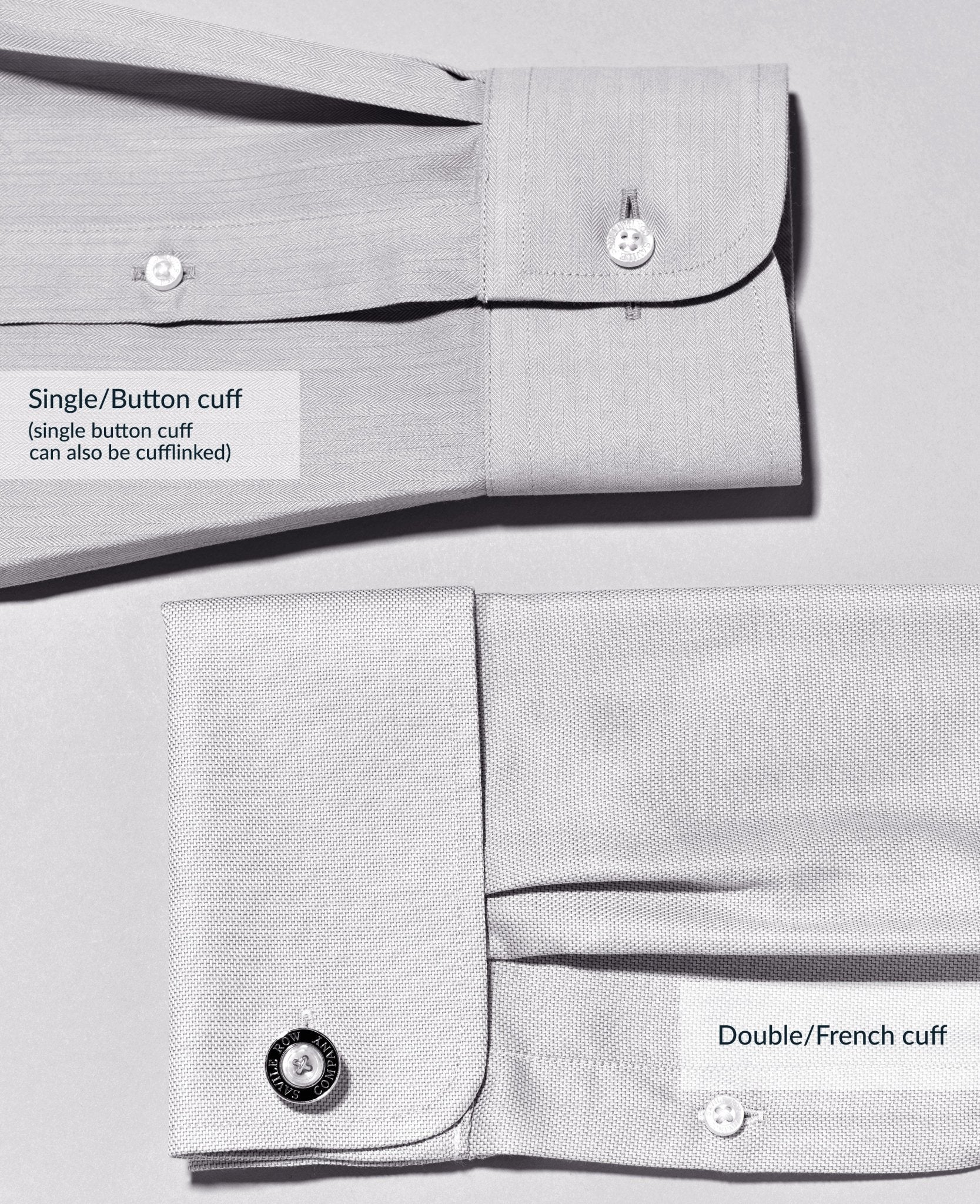 Sky Blue Twill Slim Fit Shirt W/ Cutaway Collar - Single or Double Cuff - Image 4
