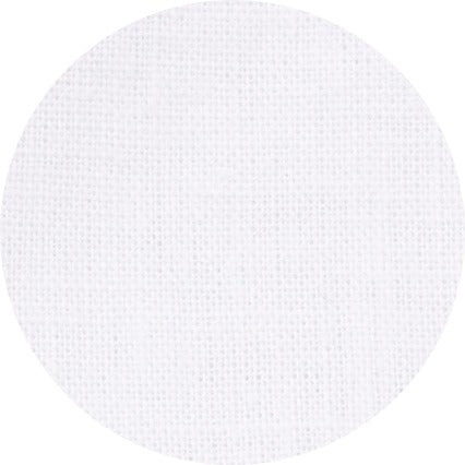 White Linen-Blend Classic Fit Short Sleeve Shirt - Image 10