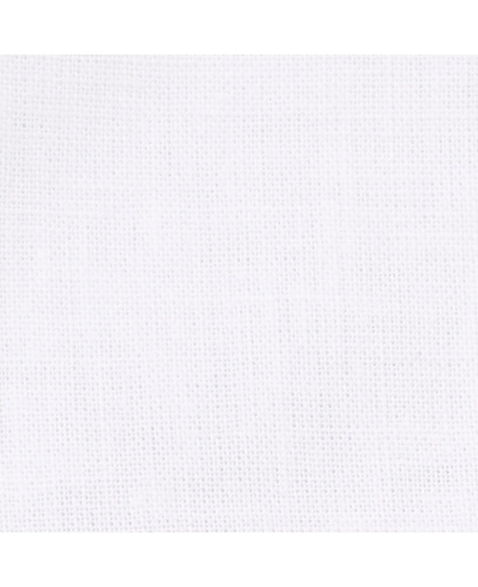 White Linen-Blend Classic Fit Short Sleeve Shirt - Image 9