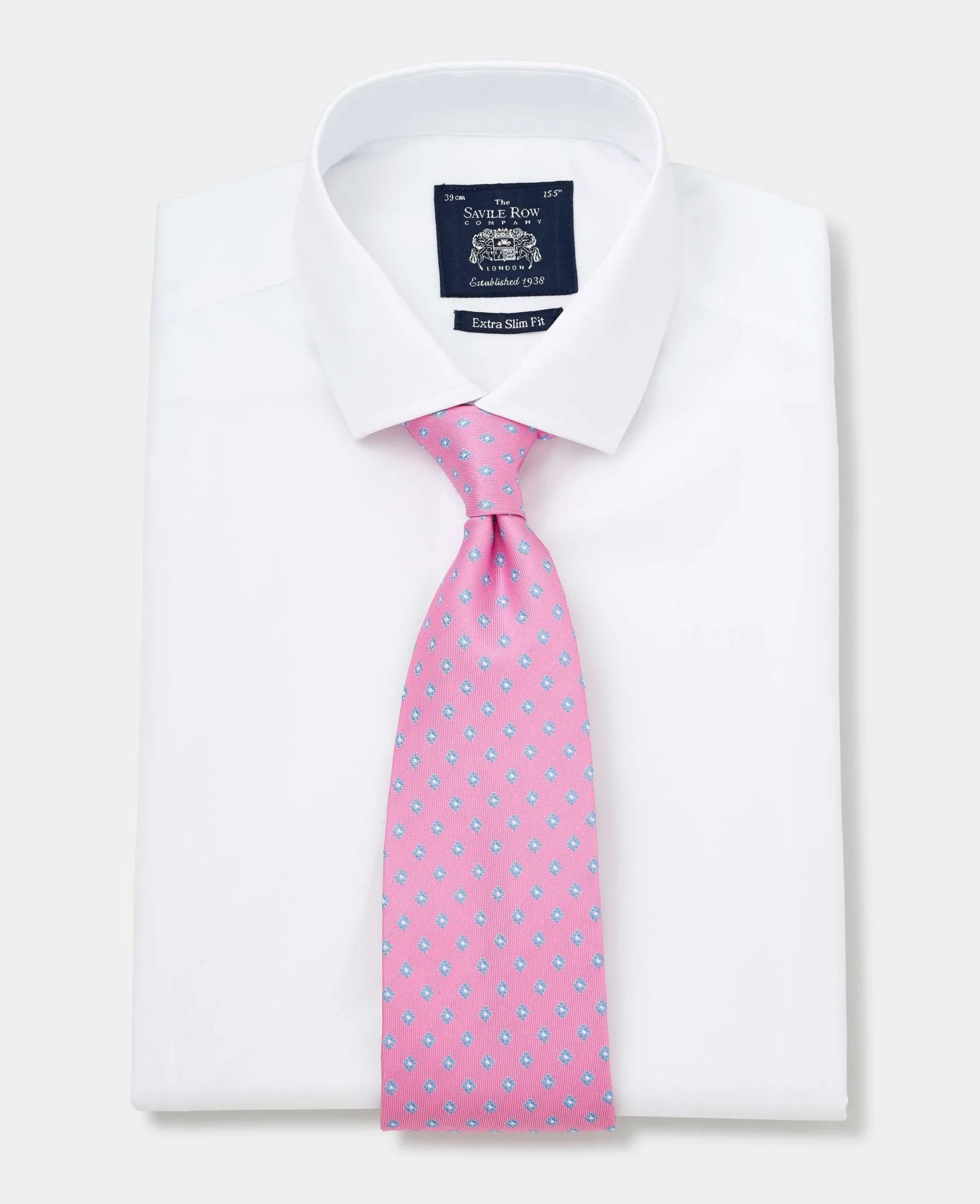 White Poplin Extra Slim Fit Shirt - Single or Double Cuff - Image 3